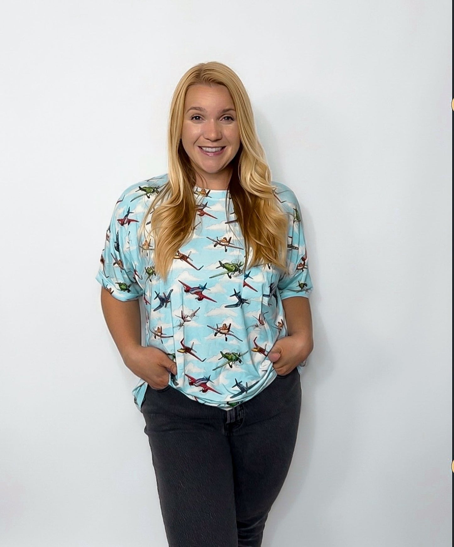 Fly High Women's Slouchy Pocket Tee - Ever Colter Co