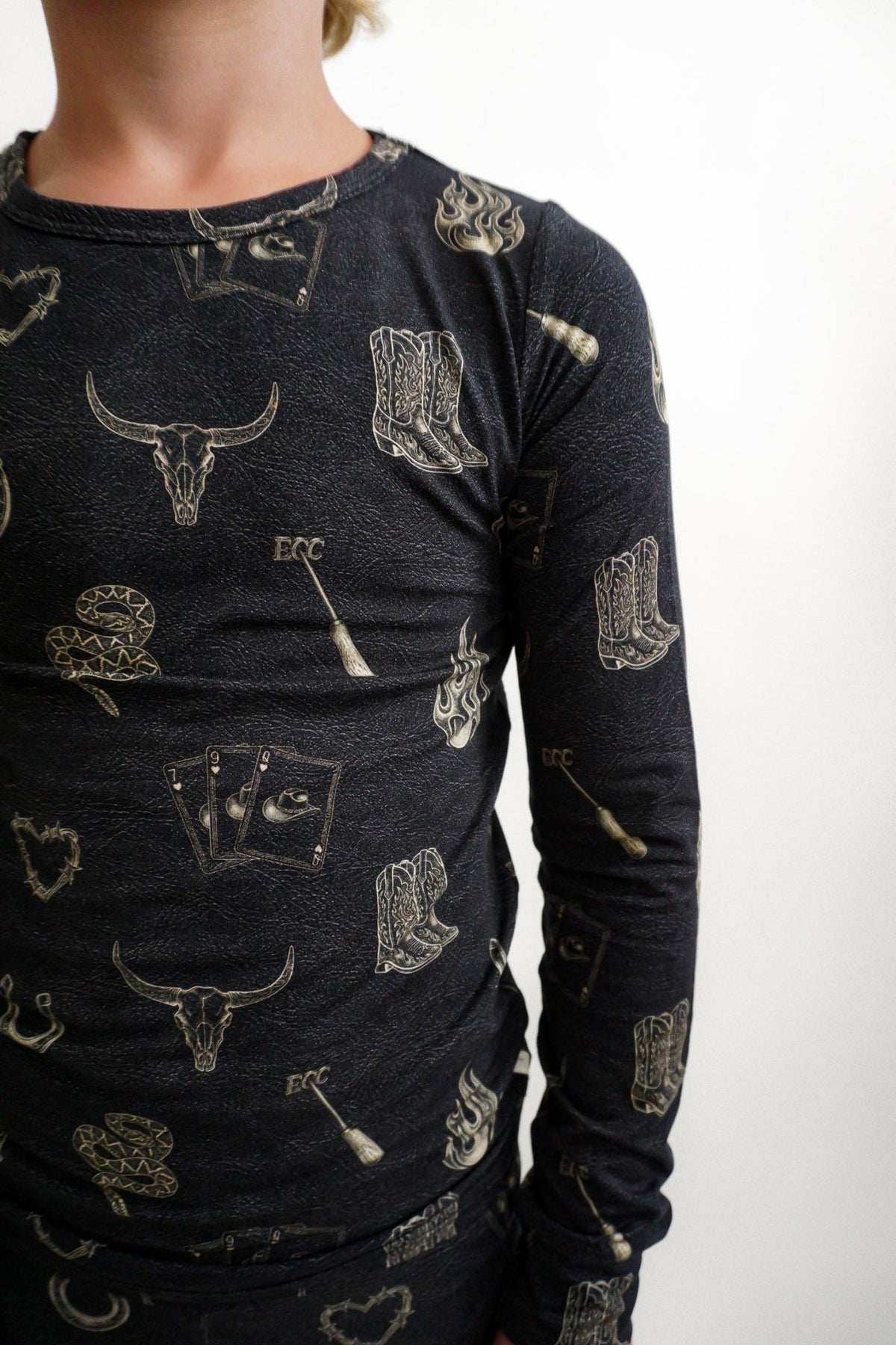 Mojave Mauve + Iron Outlaw Long Sleeve Jammies - Ever Colter Co