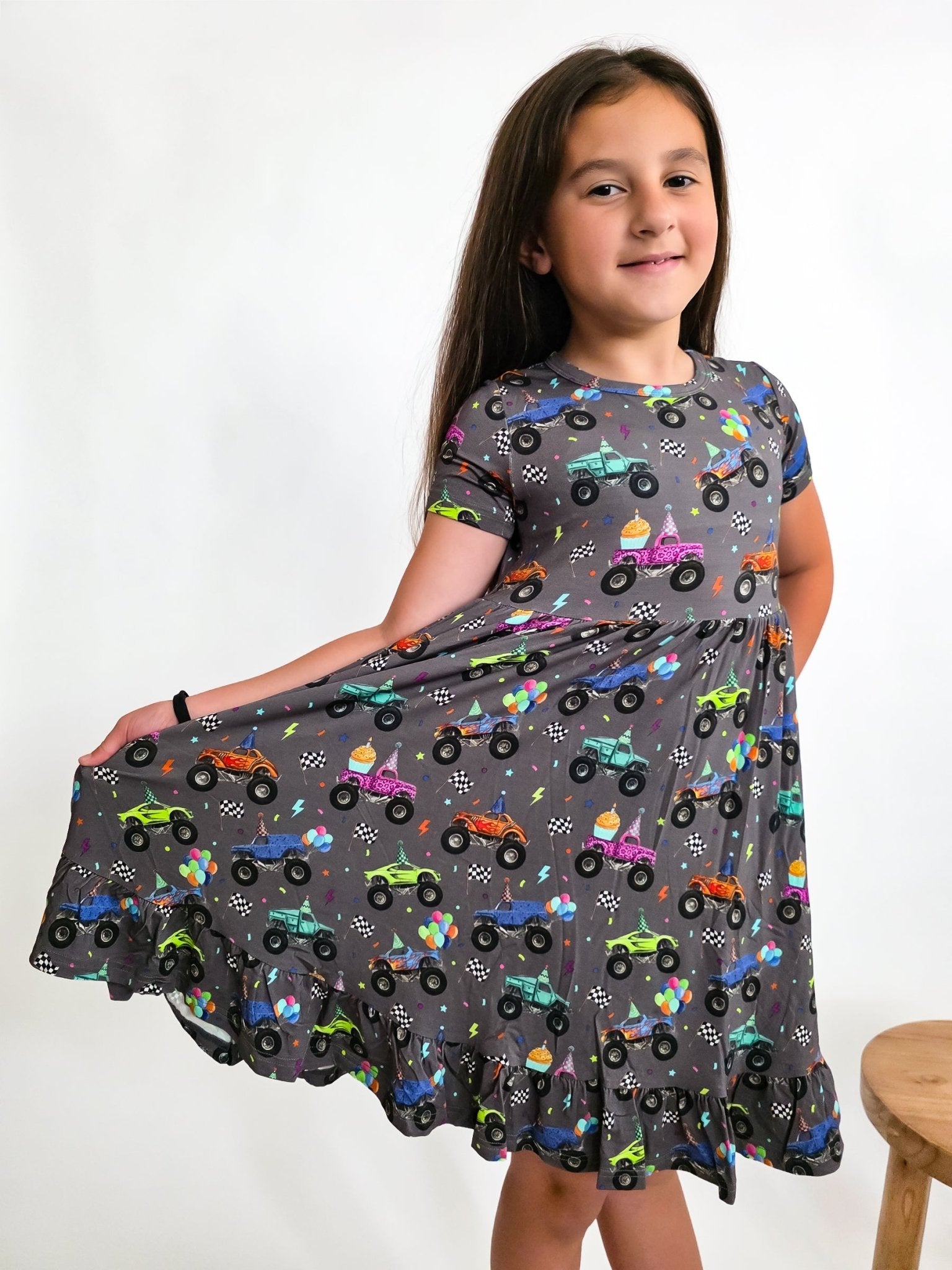 Biscuit’s Birthday Ruffle Dress - Ever Colter Co