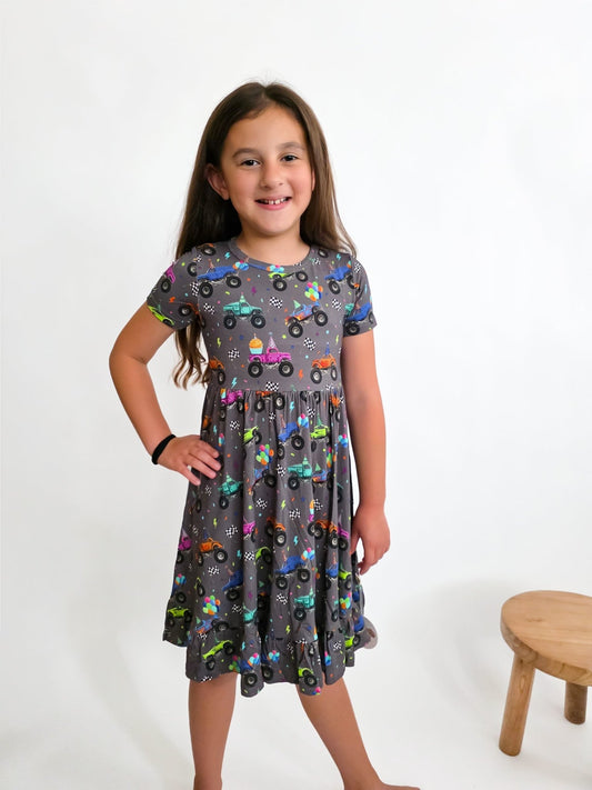 Biscuit’s Birthday Ruffle Dress - Ever Colter Co
