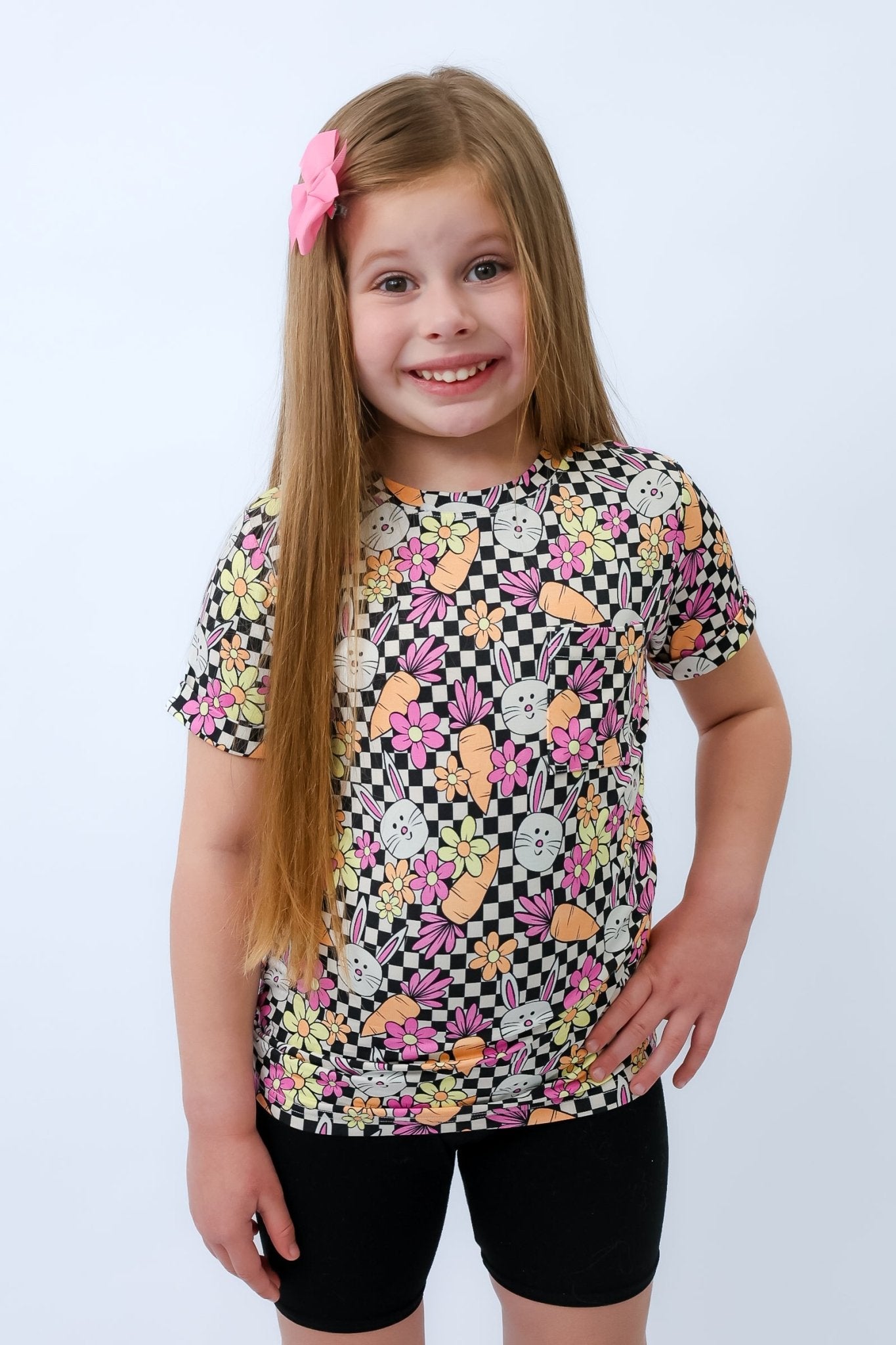 Blooms and Bunnies Pocket Tee - Ever Colter Co