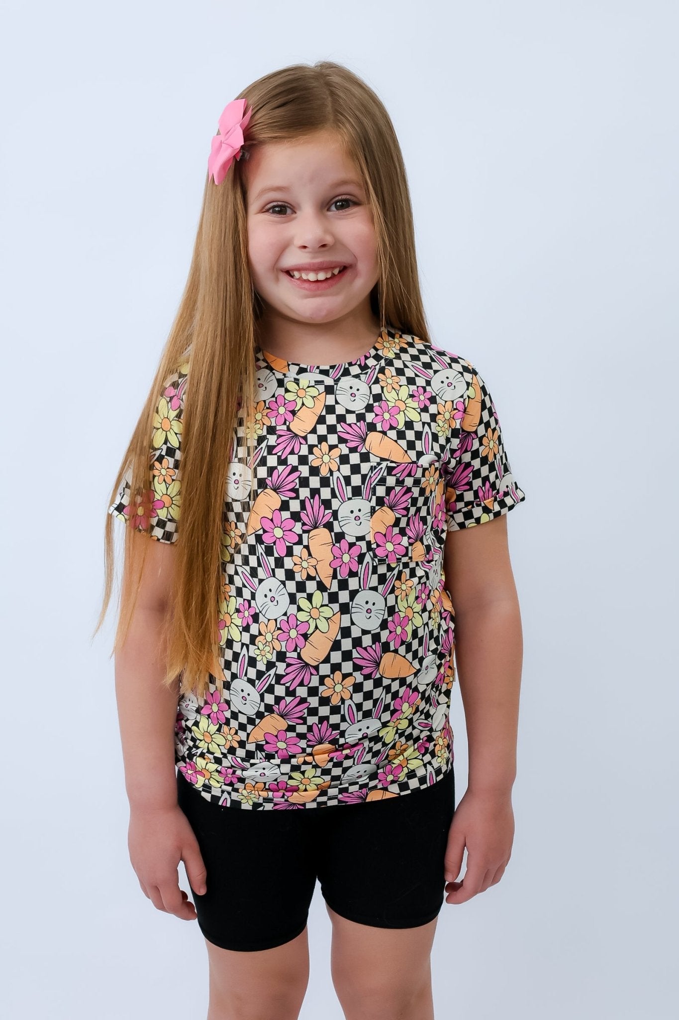 Blooms and Bunnies Pocket Tee - Ever Colter Co