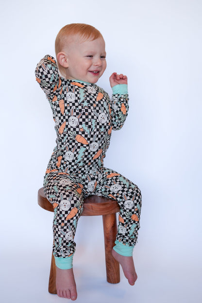 Bolts and Bunnies Two - Piece Long Sleeve Jammies - Ever Colter Co