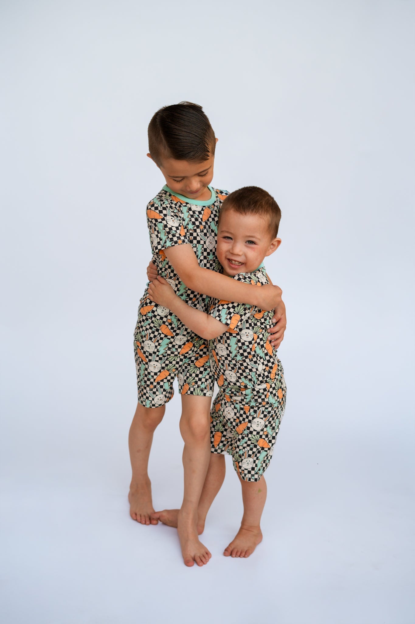 Bolts and Bunnies Two - Piece Shorts Jammies - Ever Colter Co