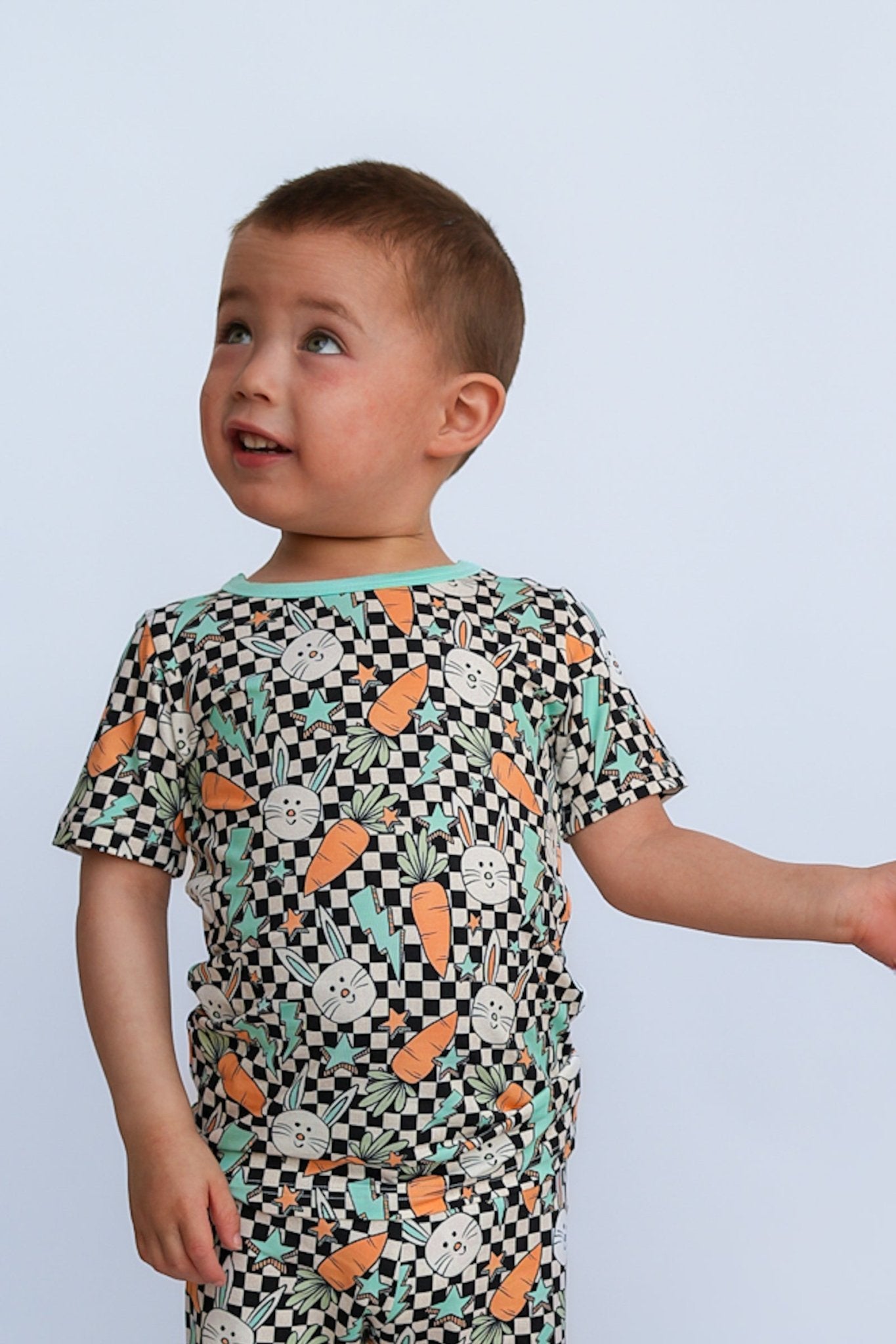 Bolts and Bunnies Two - Piece Shorts Jammies - Ever Colter Co