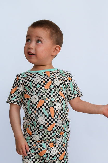 Bolts and Bunnies Two - Piece Shorts Jammies - Ever Colter Co