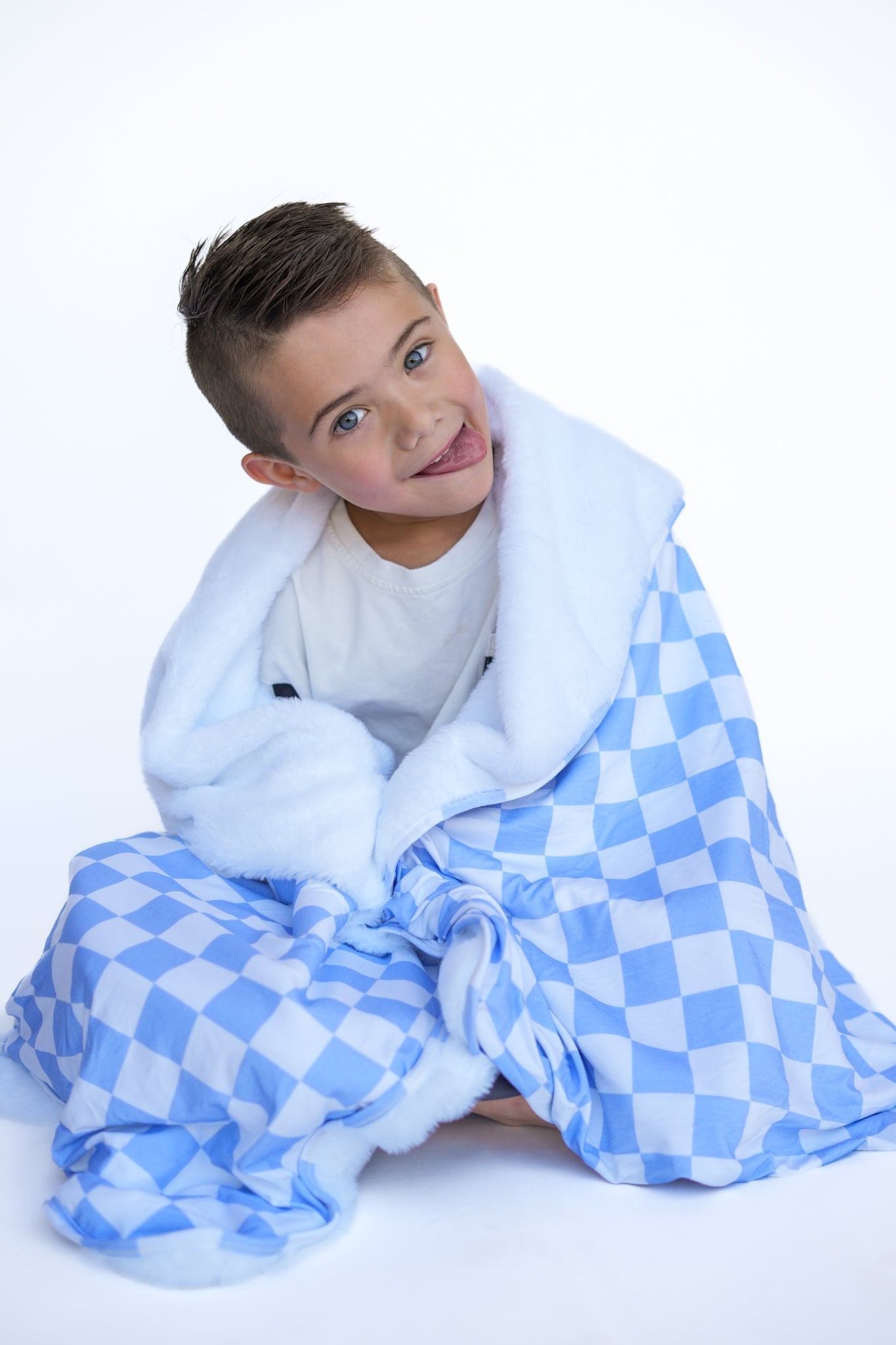 Check, Check Bamboo Plush Blanket - Ever Colter Co