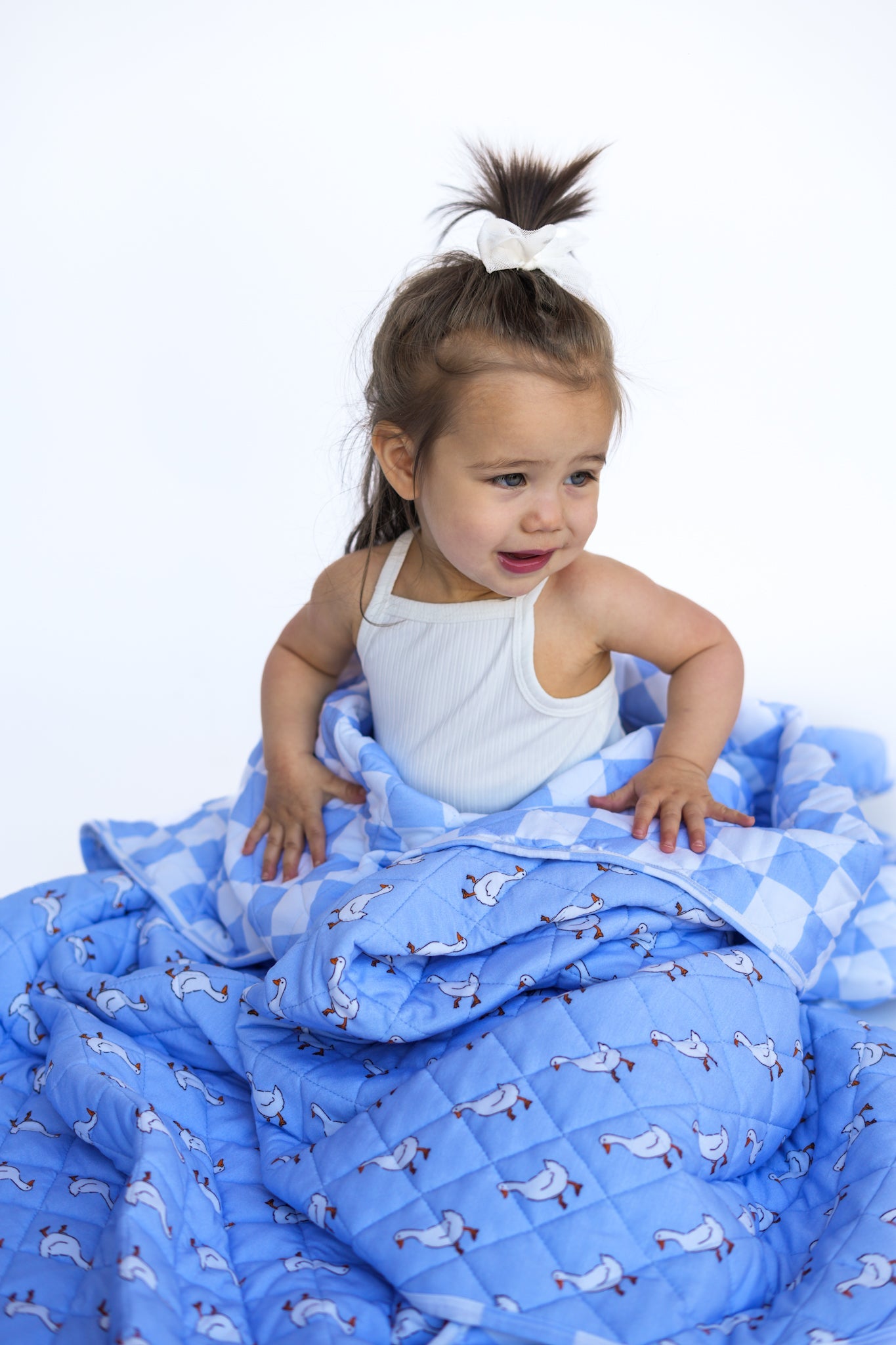 Check, Check, Goose Bamboo Quilted Blanket - Ever Colter Co