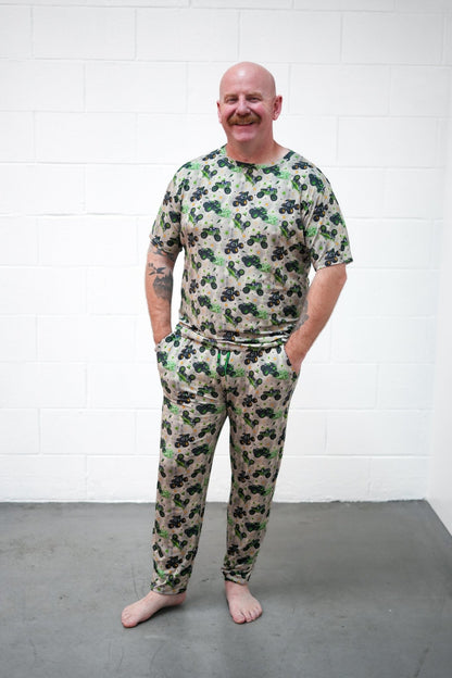 Clover Crusher Adult Men’s Short Sleeve Pajama Shirt - Ever Colter Co