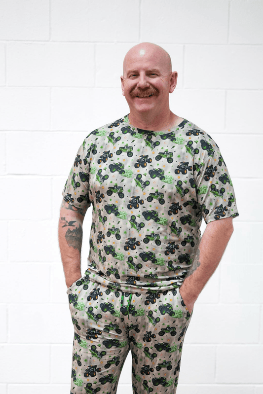 Clover Crusher Adult Men’s Short Sleeve Pajama Shirt - Ever Colter Co
