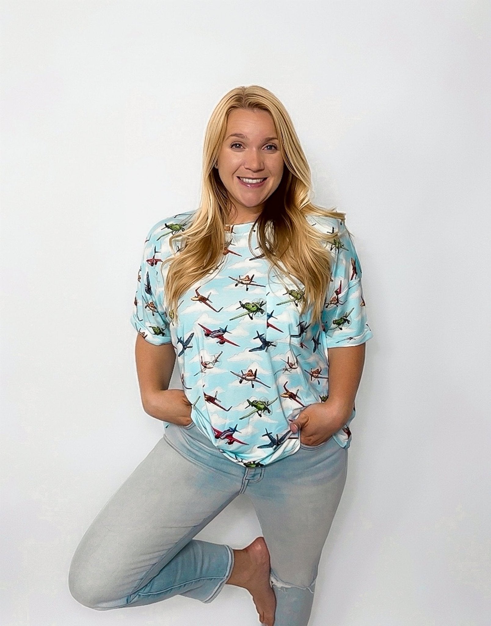 Fly High Women's Slouchy Pocket Tee - Ever Colter Co