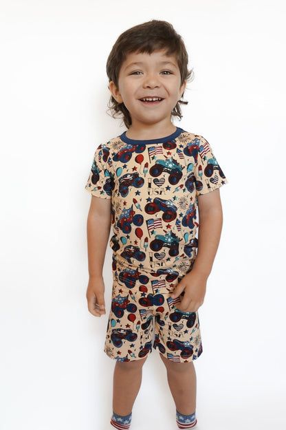 FOJ Two - Piece Shorts Jammies - Ever Colter Co
