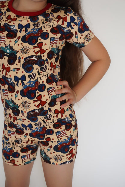 FOJ Two - Piece Shorts Jammies - Ever Colter Co