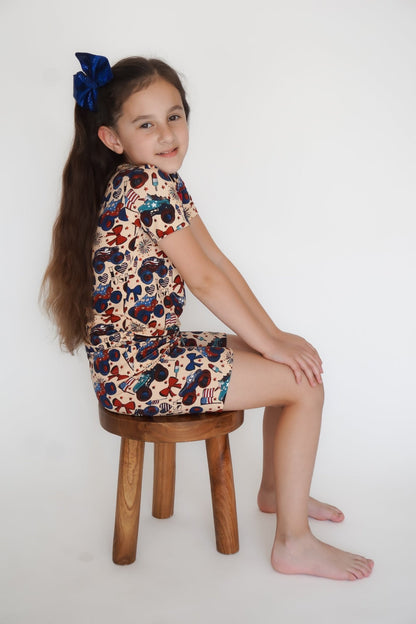 FOJ Two - Piece Shorts Jammies - Ever Colter Co