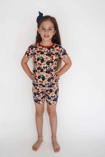 FOJ Two - Piece Shorts Jammies - Ever Colter Co