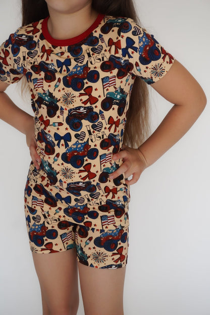 FOJ Two - Piece Shorts Jammies - Ever Colter Co