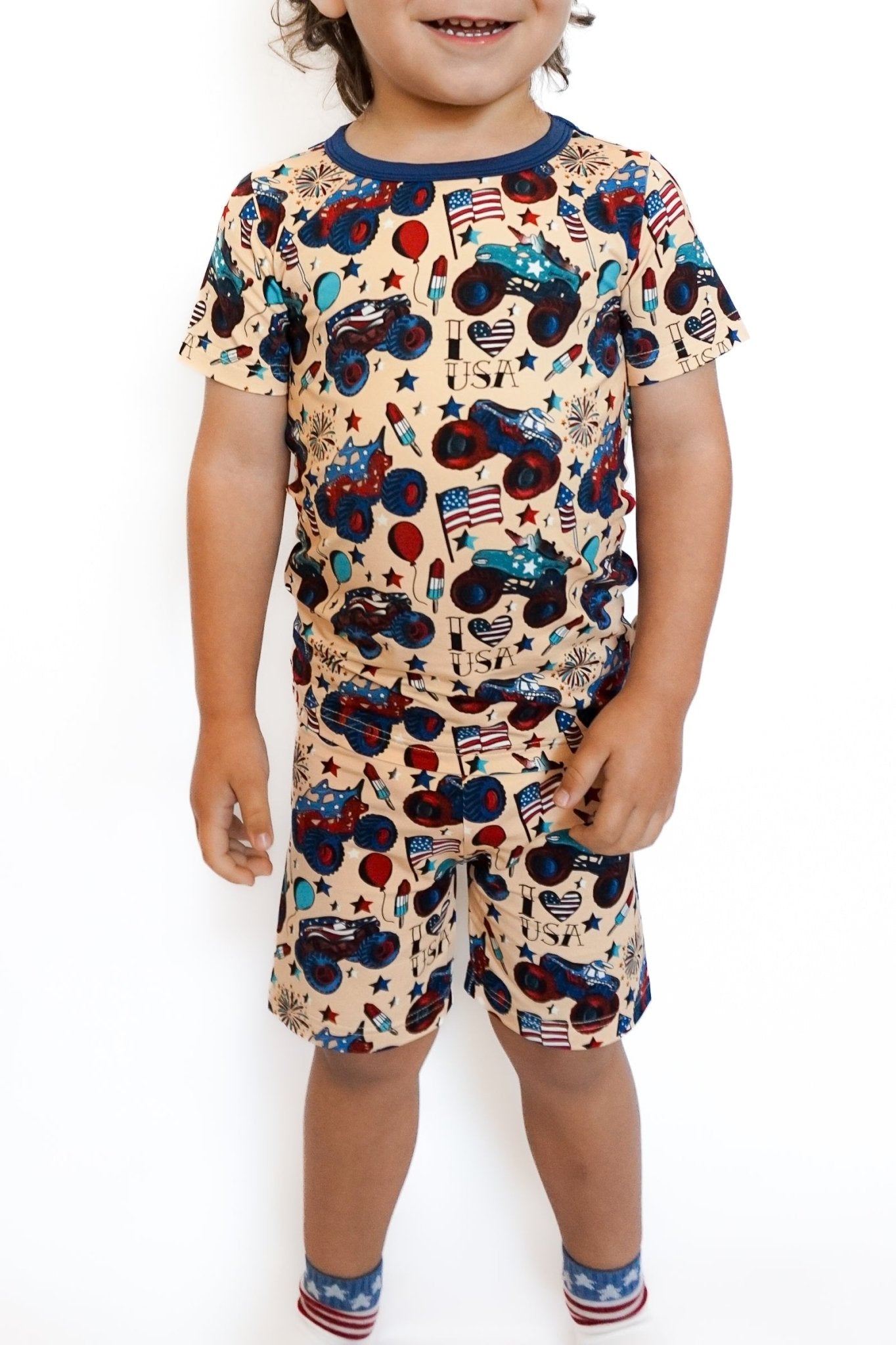 FOJ Two - Piece Shorts Jammies - Ever Colter Co