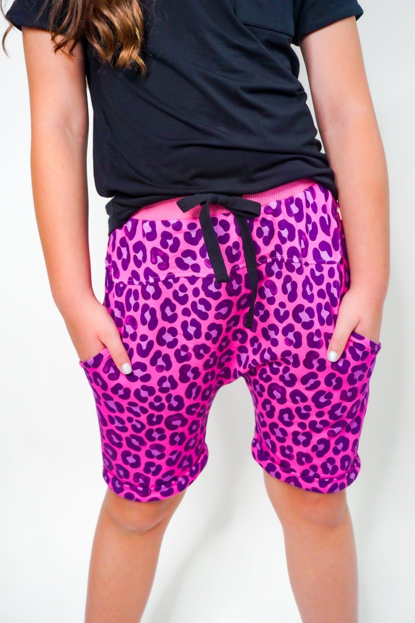 French Terry Harem Shorts (Biscuit’s Birthday) - Ever Colter Co