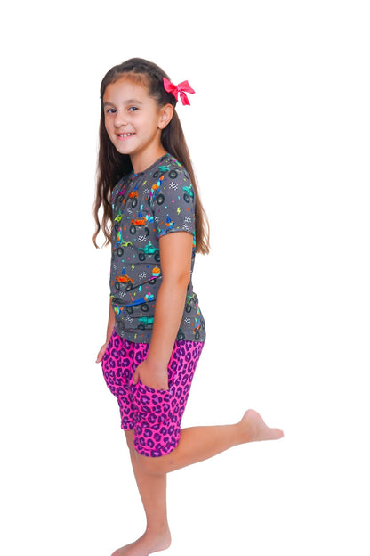 French Terry Harem Shorts (Biscuit’s Birthday) - Ever Colter Co