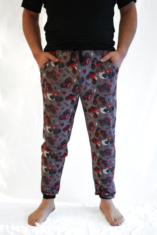 Hearts and Havoc Adult Men’s Jogger Pajama Pants - Ever Colter Co