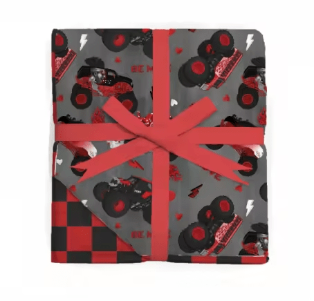 Hearts and Havoc Bamboo Quilted Blanket - Ever Colter Co