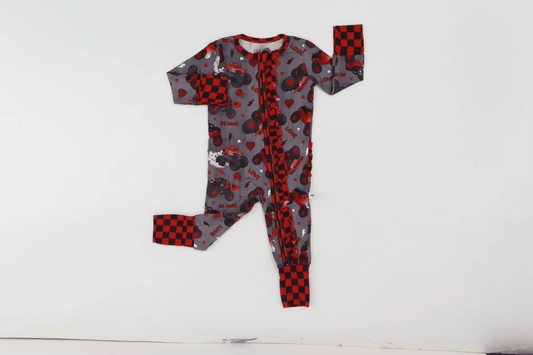 Hearts and Havoc Ruffle Zippy - Ever Colter Co