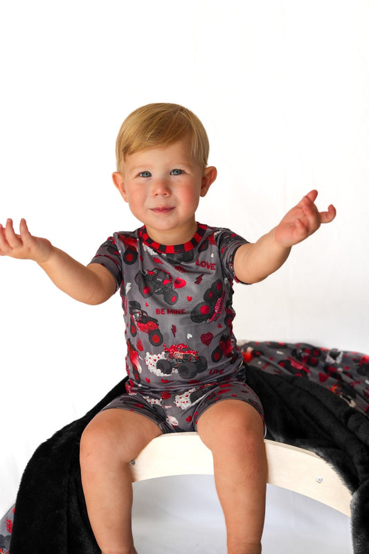 Hearts and Havoc Two - Piece Shorts Jammies - Ever Colter Co