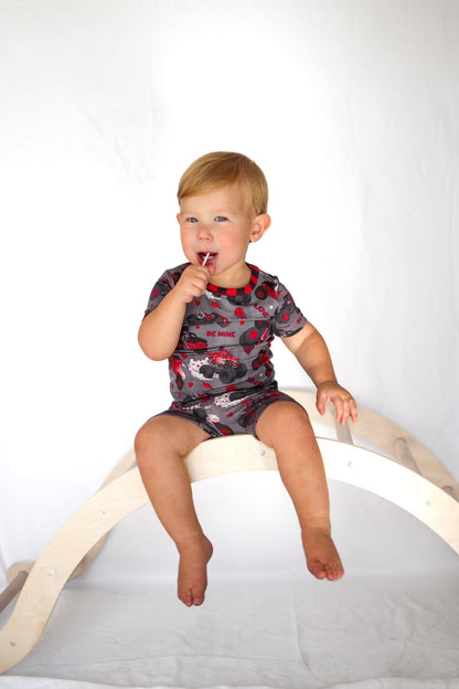 Hearts and Havoc Two - Piece Shorts Jammies - Ever Colter Co