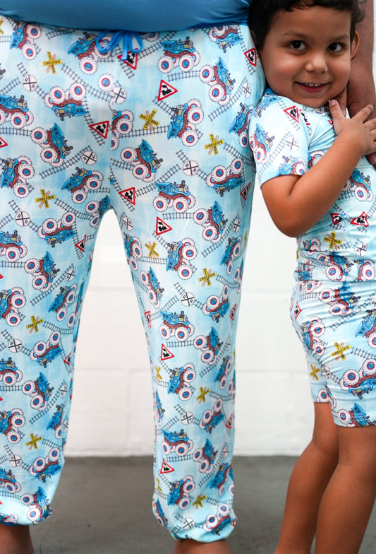 Loco Monster Mayhem Adult Men’s Jogger Pajama Pants - Ever Colter Co