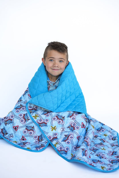 Loco Monster Mayhem Bamboo Quilted Blanket - Ever Colter Co