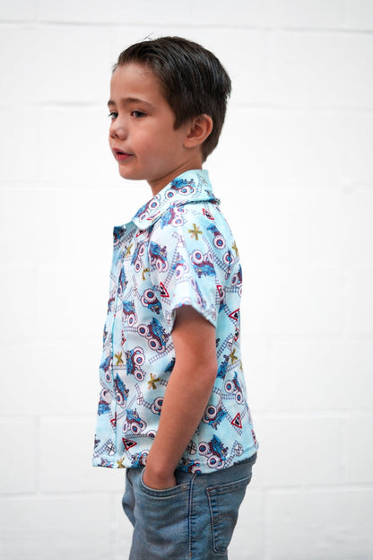 Loco Monster Mayhem Button Up Shirt - Ever Colter Co