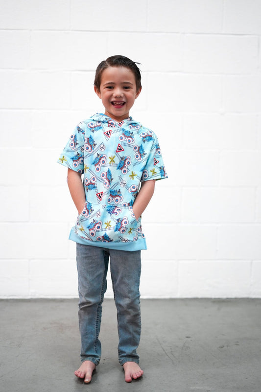 Loco Monster Mayhem Hooded French Terry Pocket Tee - Ever Colter Co