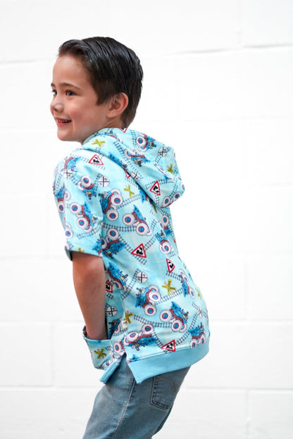 Loco Monster Mayhem Hooded French Terry Pocket Tee - Ever Colter Co