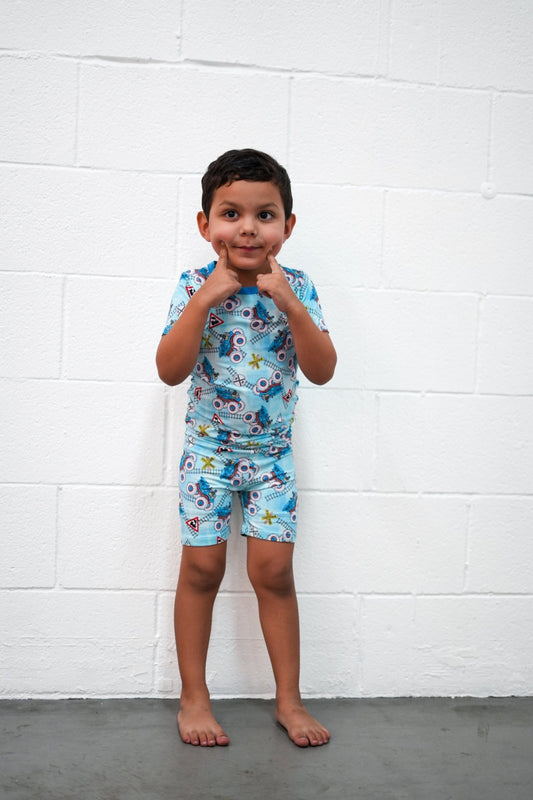 Loco Monster Mayhem Two - Piece Shorts Jammies - Ever Colter Co