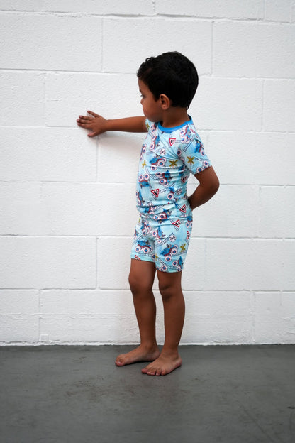 Loco Monster Mayhem Two - Piece Shorts Jammies - Ever Colter Co