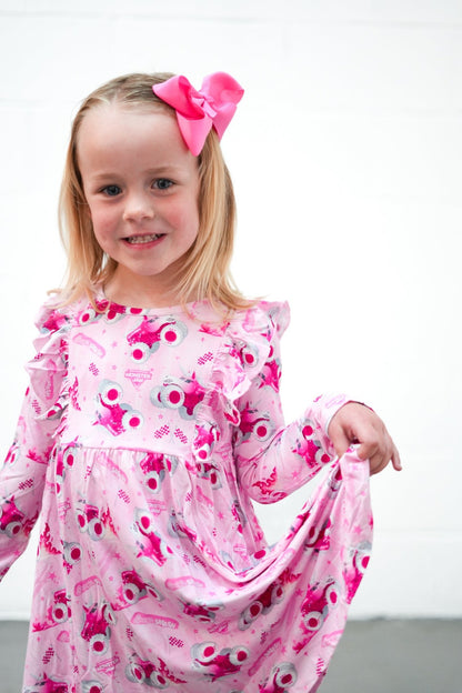 Magical Mayhem Long Sleeve Flutter Dress - Ever Colter Co