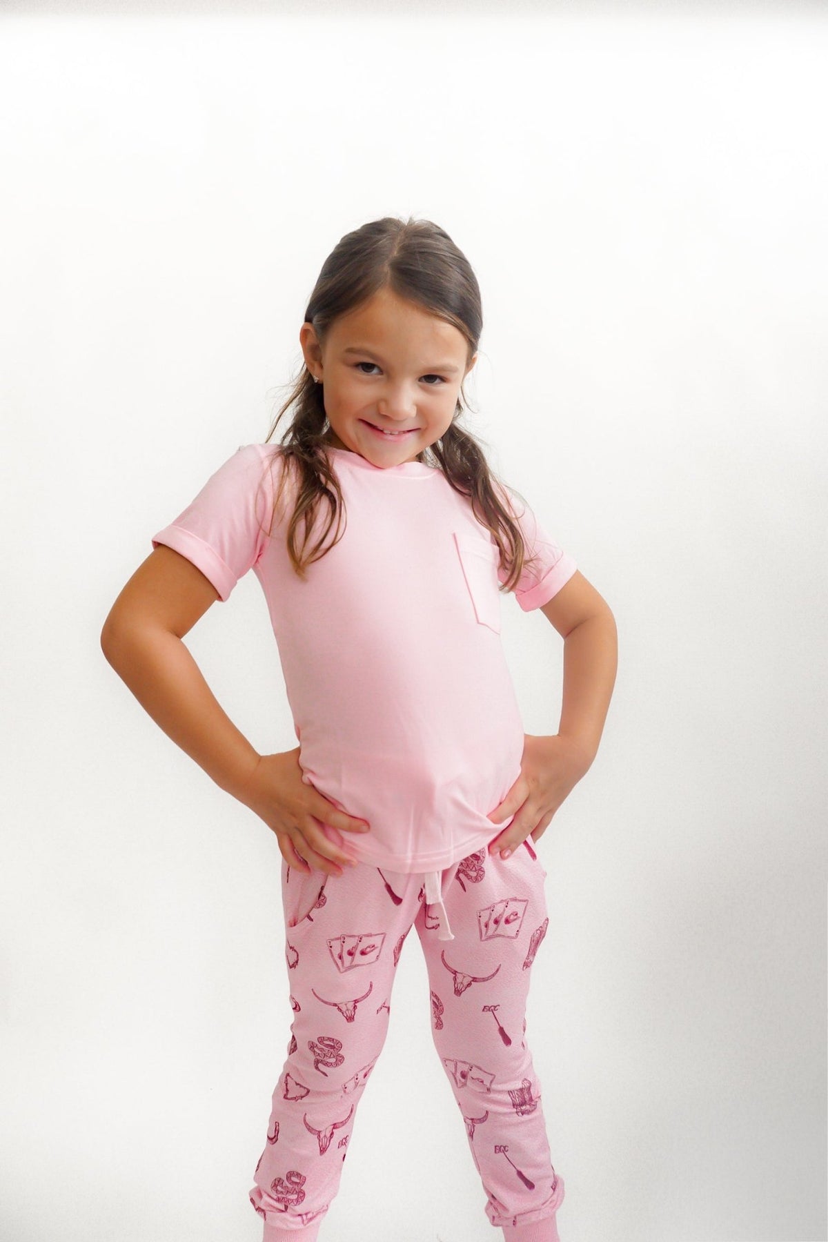 Mojave Mauve + Iron Outlaw French Terry Jogger Set - Ever Colter Co