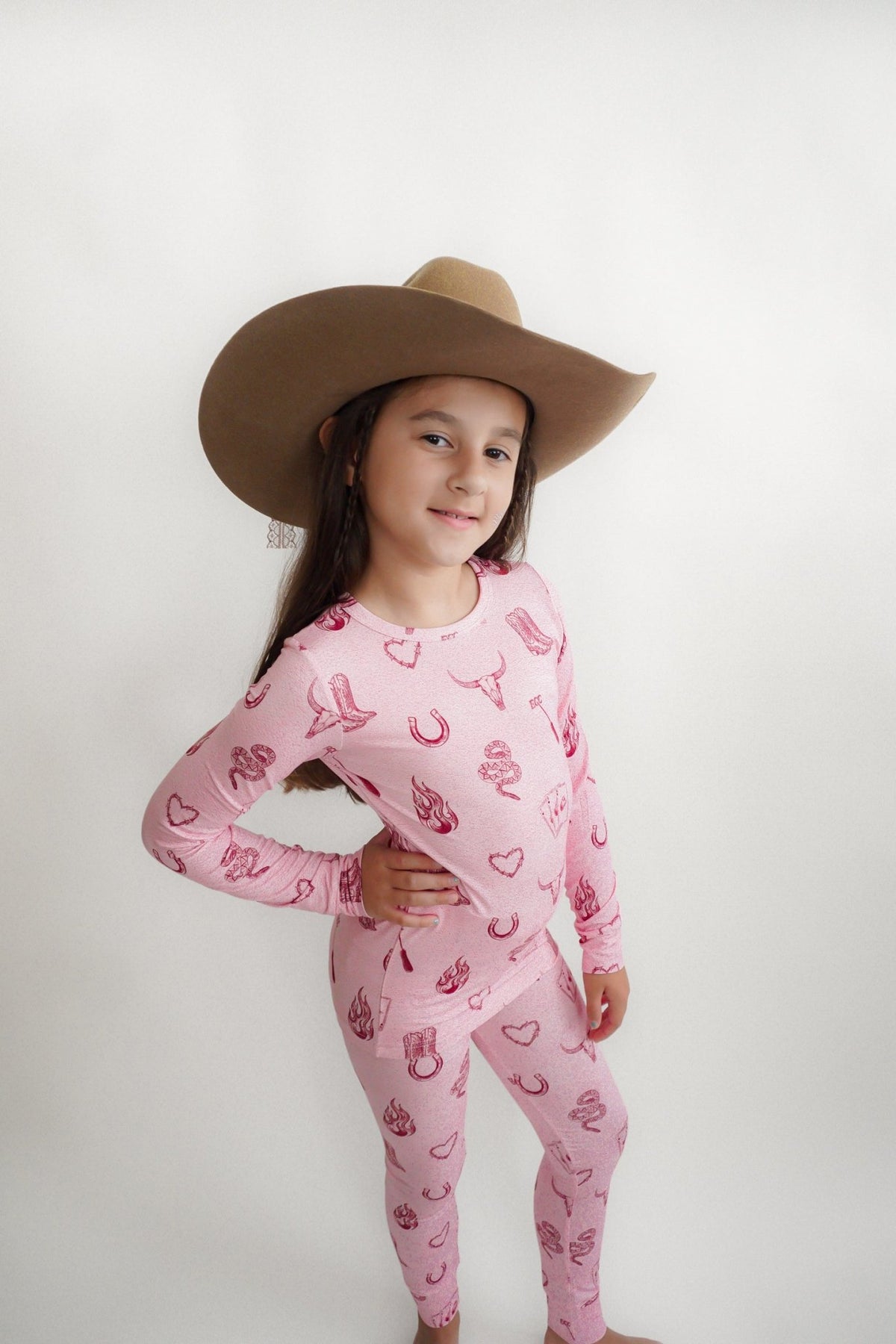 Mojave Mauve + Iron Outlaw Long Sleeve Jammies - Ever Colter Co