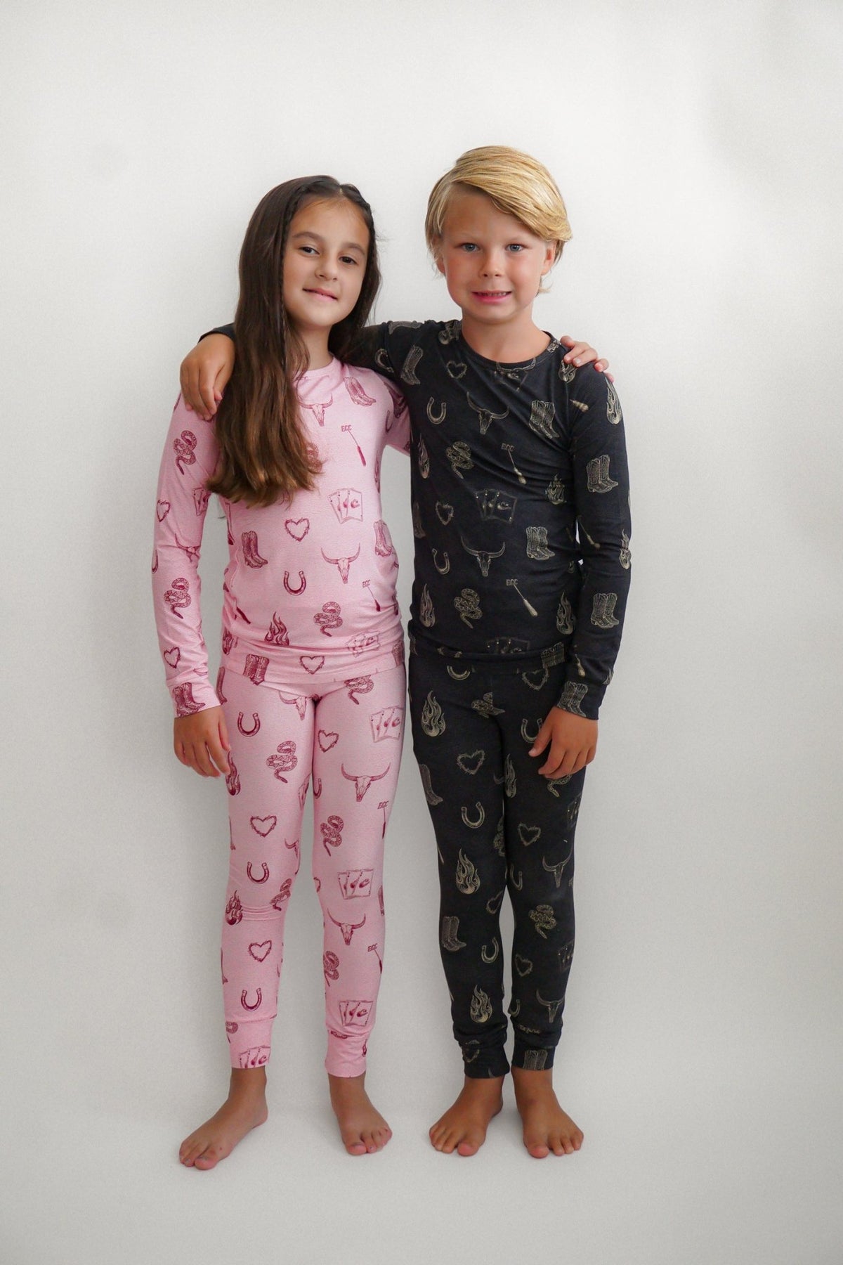 Mojave Mauve + Iron Outlaw Long Sleeve Jammies - Ever Colter Co