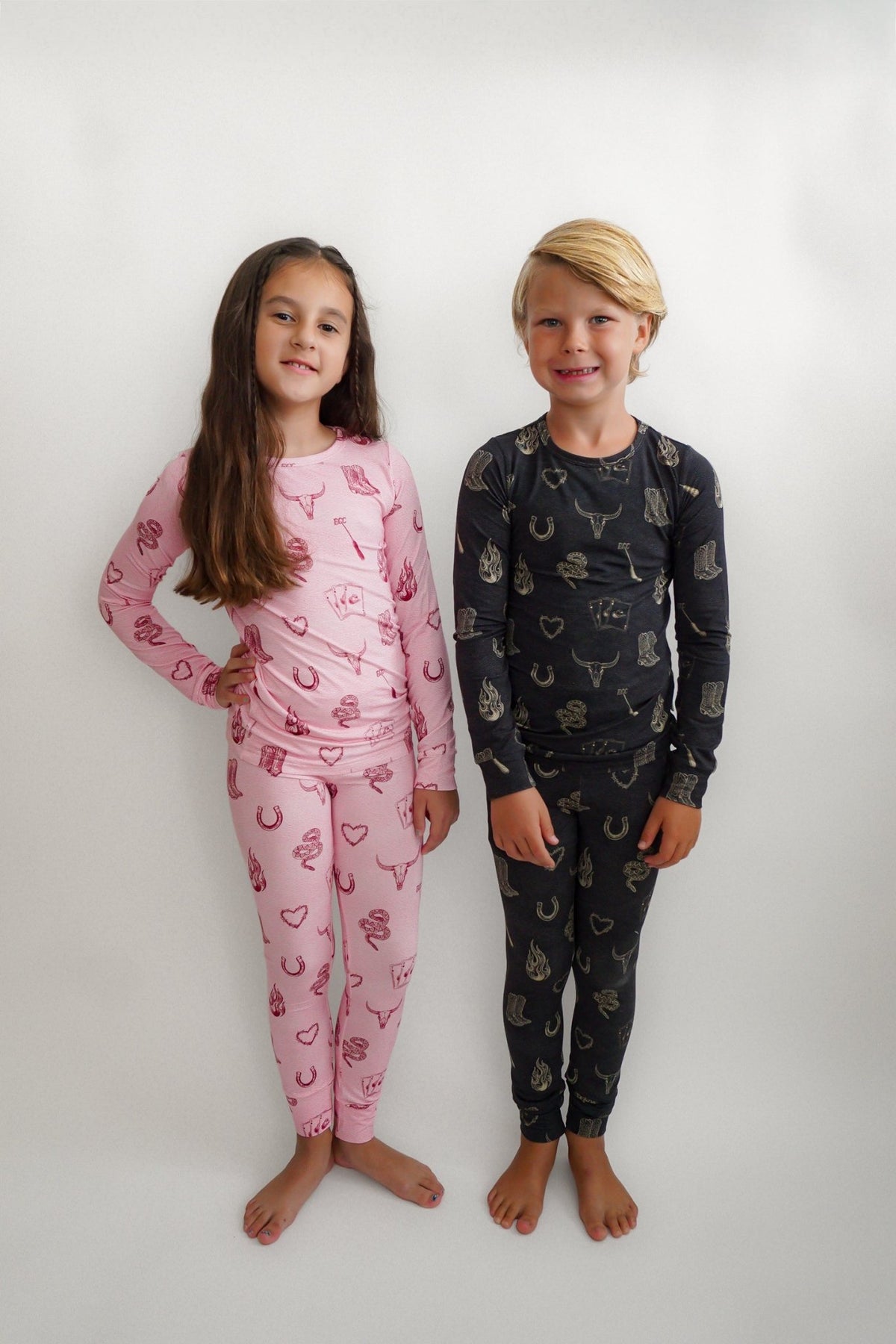 Mojave Mauve + Iron Outlaw Long Sleeve Jammies - Ever Colter Co