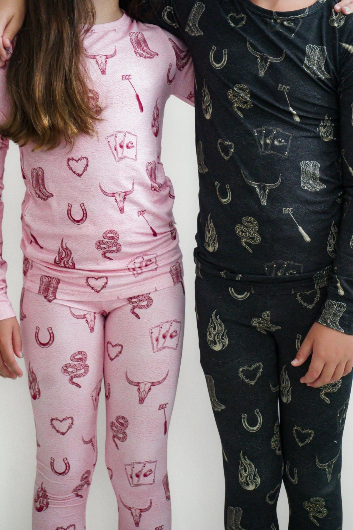 Mojave Mauve + Iron Outlaw Long Sleeve Jammies - Ever Colter Co