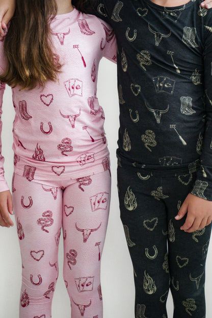 Mojave Mauve + Iron Outlaw Long Sleeve Jammies - Ever Colter Co