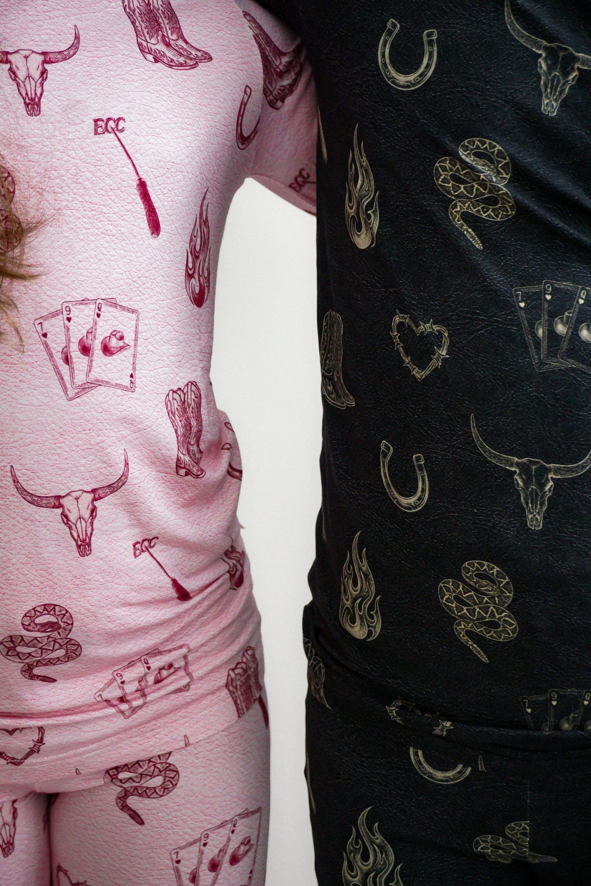 Mojave Mauve + Iron Outlaw Long Sleeve Jammies - Ever Colter Co