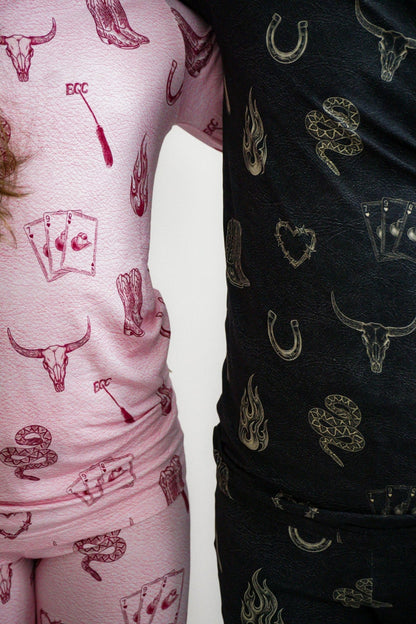 Mojave Mauve + Iron Outlaw Long Sleeve Jammies - Ever Colter Co