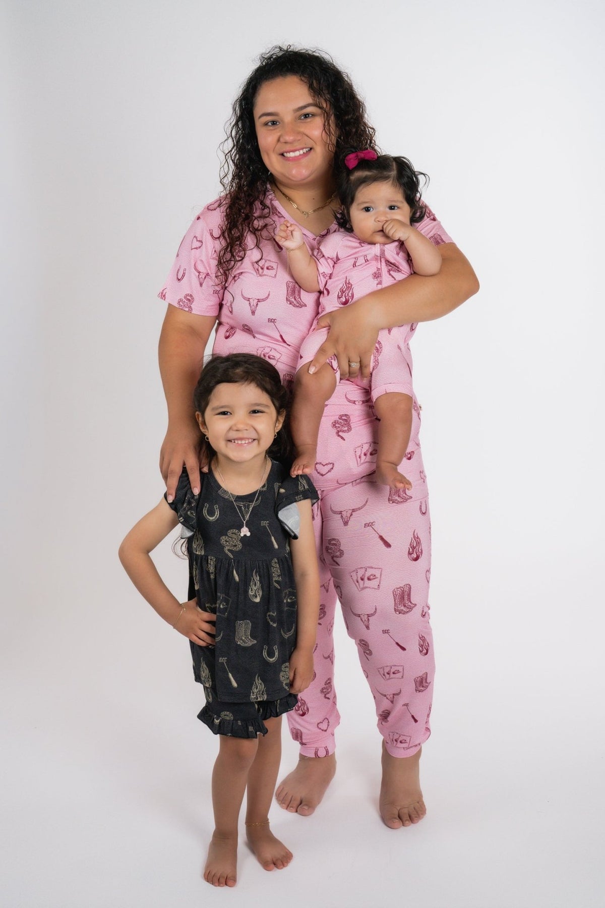 Mojave Mauve + Iron Outlaw Ruffle Short Set - Ever Colter Co