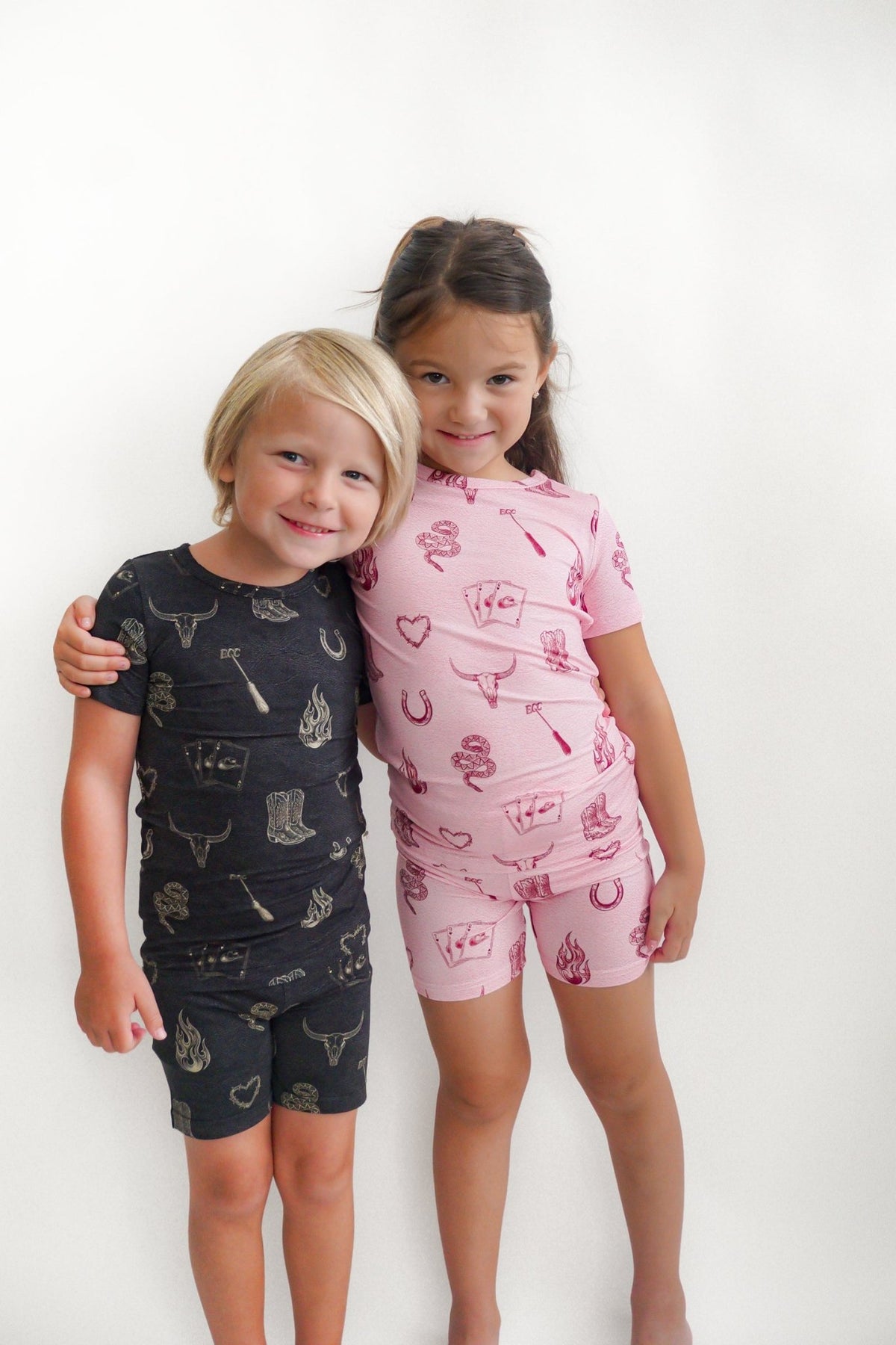 Mojave Mauve + Iron Outlaw Shorts Jammies - Ever Colter Co