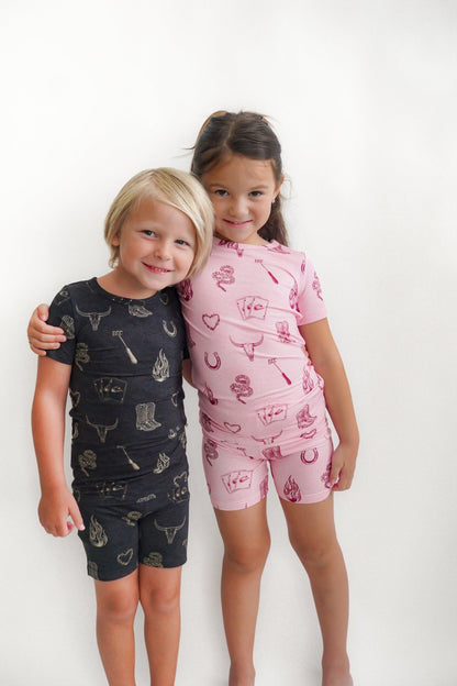 Mojave Mauve + Iron Outlaw Shorts Jammies - Ever Colter Co