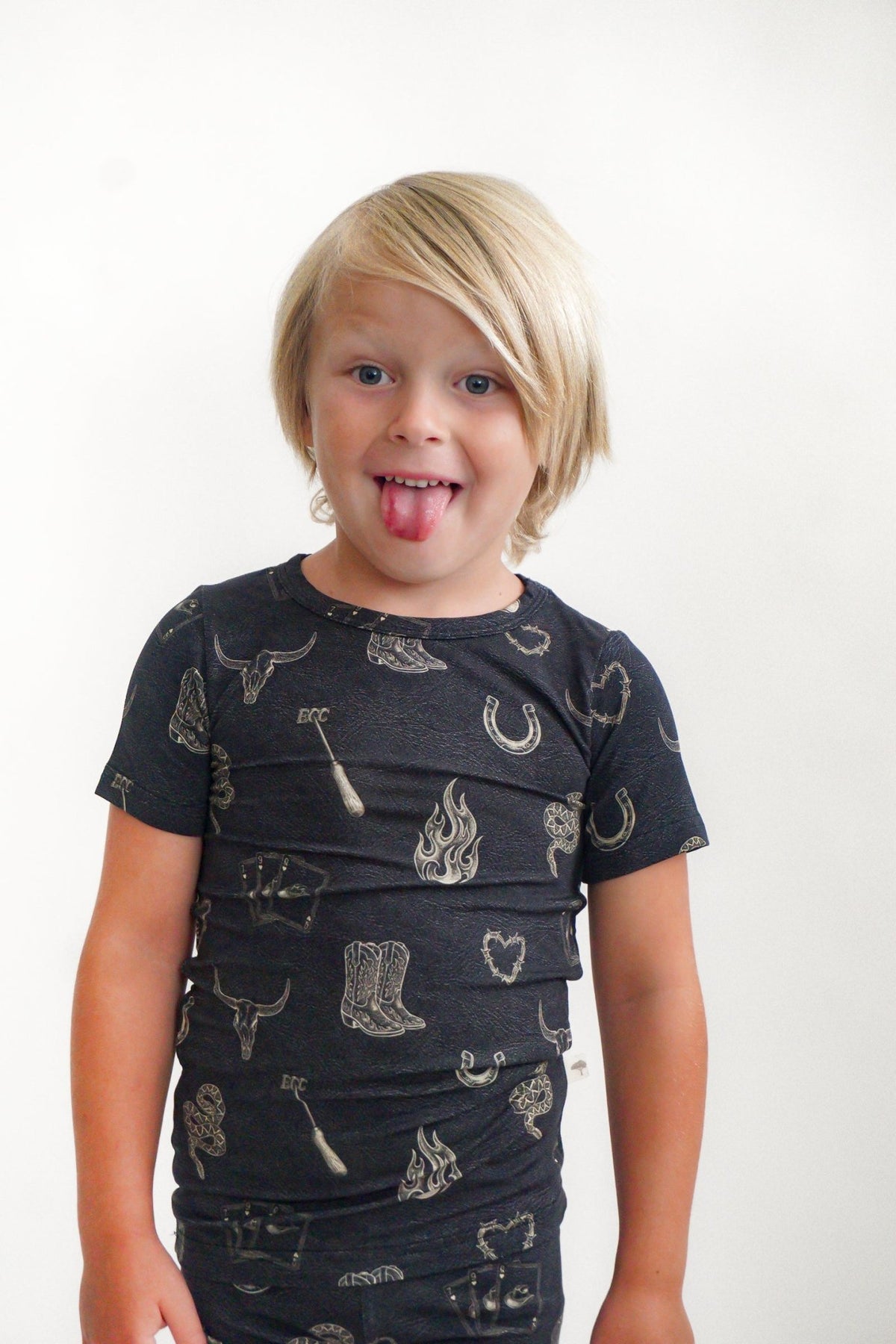 Mojave Mauve + Iron Outlaw Shorts Jammies - Ever Colter Co