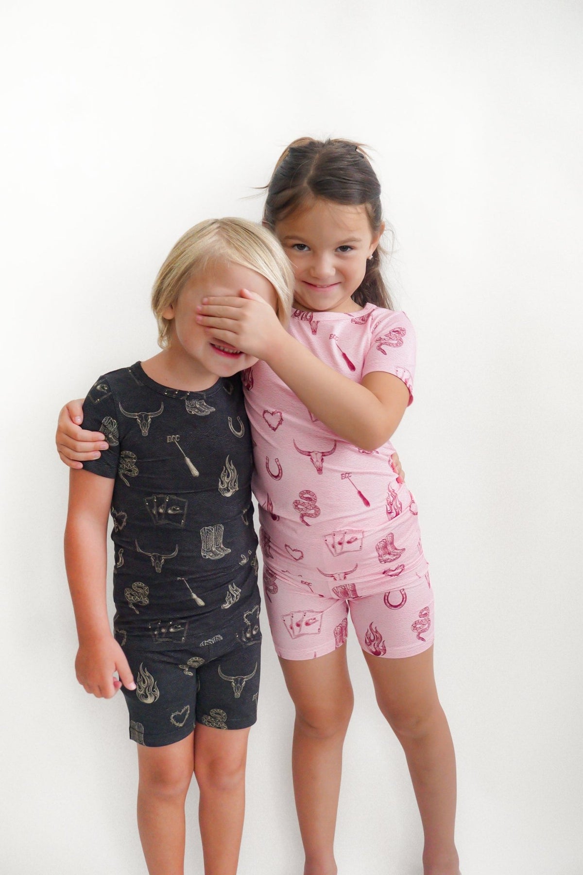 Mojave Mauve + Iron Outlaw Shorts Jammies - Ever Colter Co