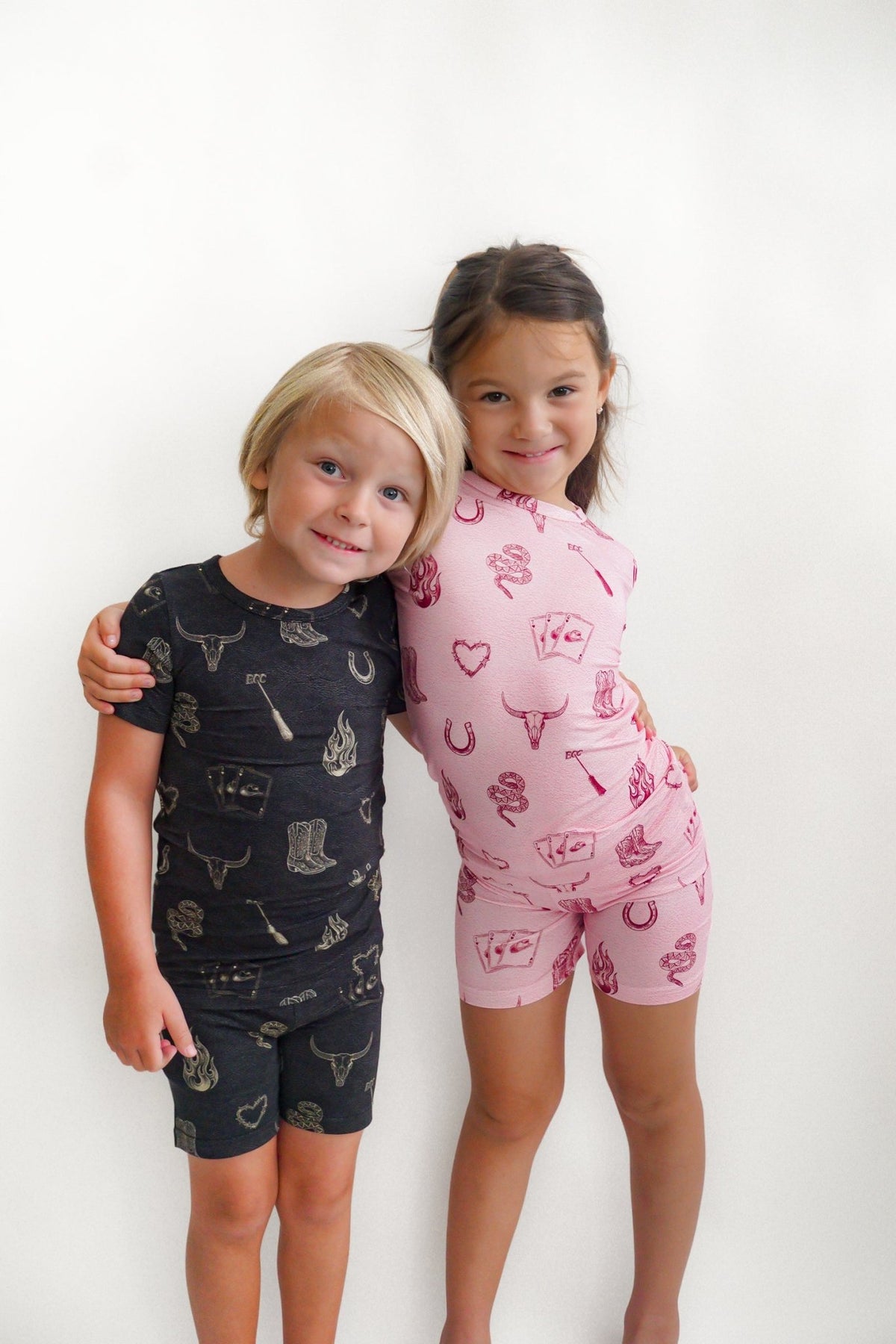 Mojave Mauve + Iron Outlaw Shorts Jammies - Ever Colter Co